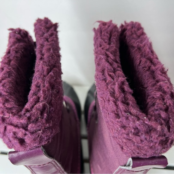 SOREL BOOTS‎ waterproof winter PURPLE  warm Yoot Pac EUC size 5 US women’s EU 37 - Picture 4 of 12